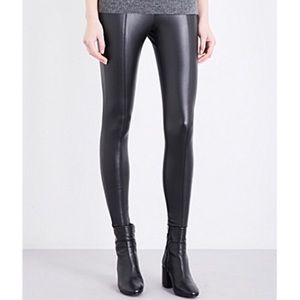 Topshop brand faux leather pants